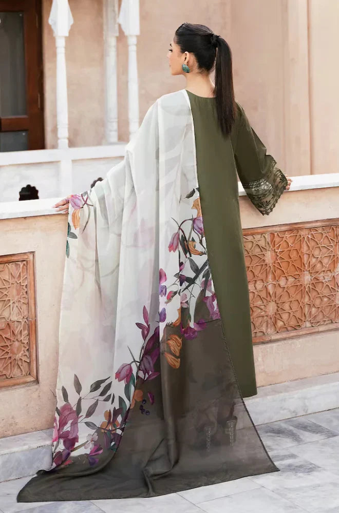 EID COLLECTION Izel Embroidered lawn Three Piece IZ-05