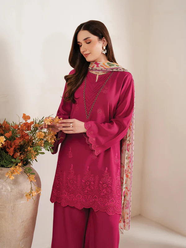 Cross Stitch CS-02 Embroidered Three Piece Lawn Collection