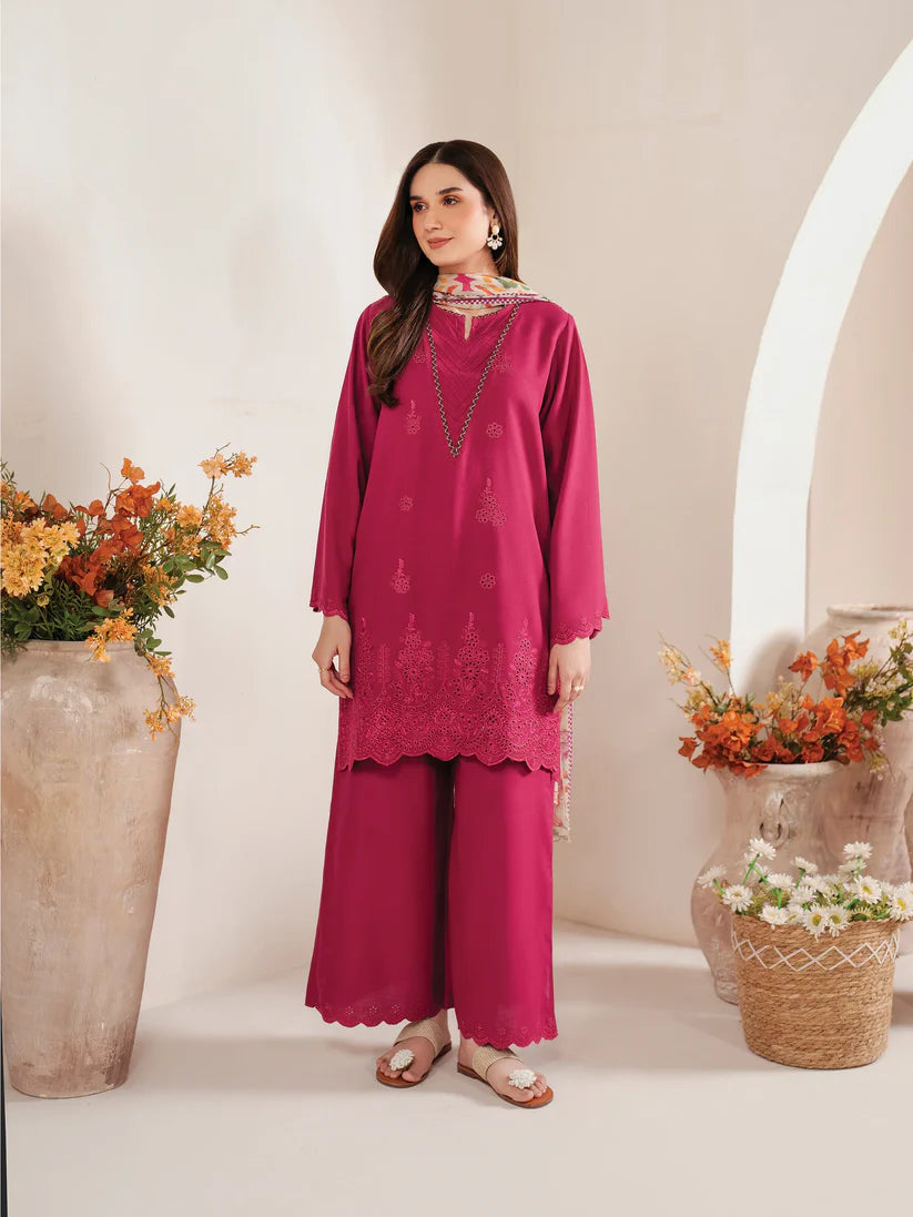 Cross Stitch CS-02 Embroidered Three Piece Lawn Collection