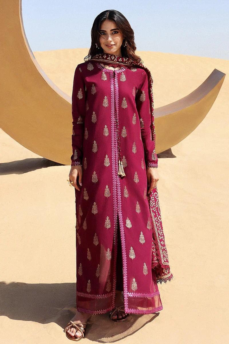 Cross stitch Embroidered lawn Three Piece CS-14