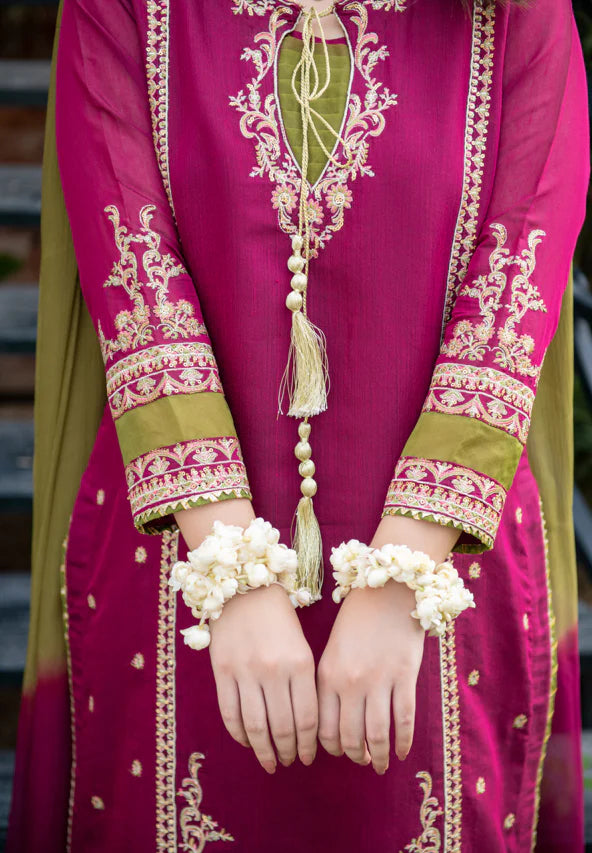 OMAL by komal OC-01 Embroidered Lawn Three Piece Summer Collection