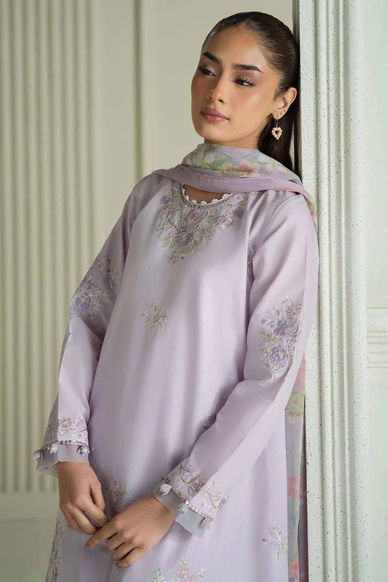 Cross stitch Embroidered lawn Three Piece CS-12