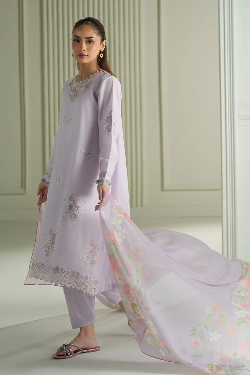 Cross stitch Embroidered lawn Three Piece CS-12