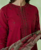 Sapphire Embroidered lawn Three Piece SPW-751