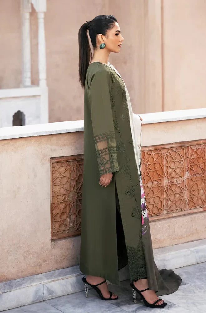 EID COLLECTION Izel Embroidered lawn Three Piece IZ-06