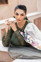 EID COLLECTION Izel Embroidered lawn Three Piece IZ-06