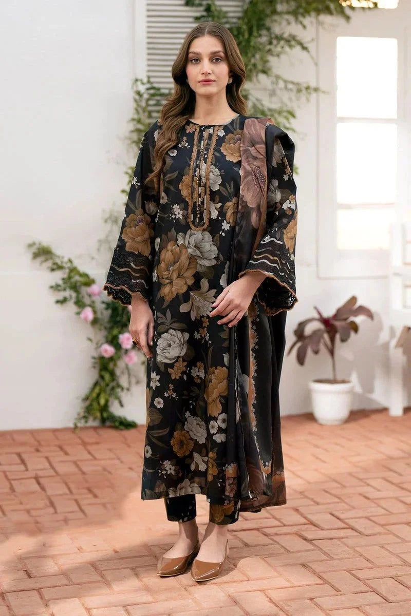 Baroque D-100 Printed three  piece suit
