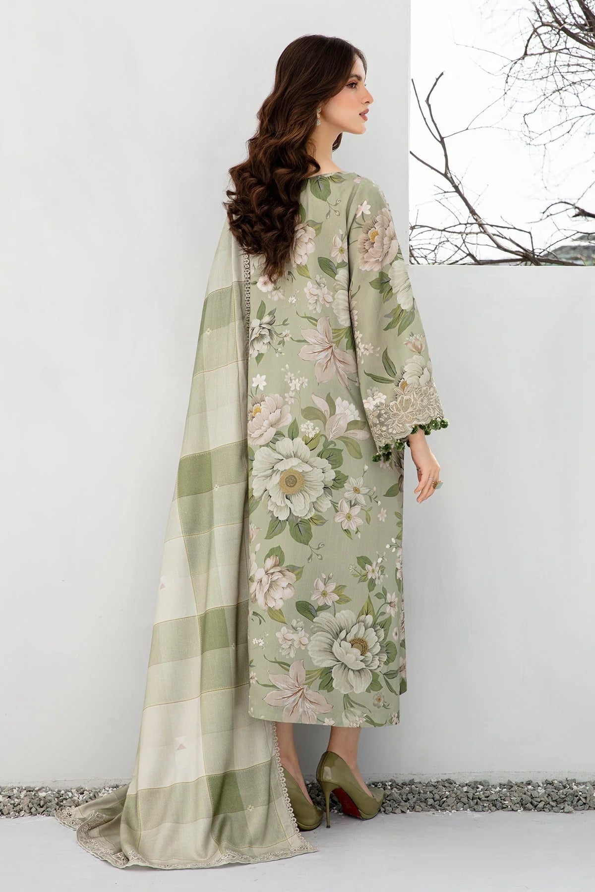 Baroque D-792 Printed three  piece