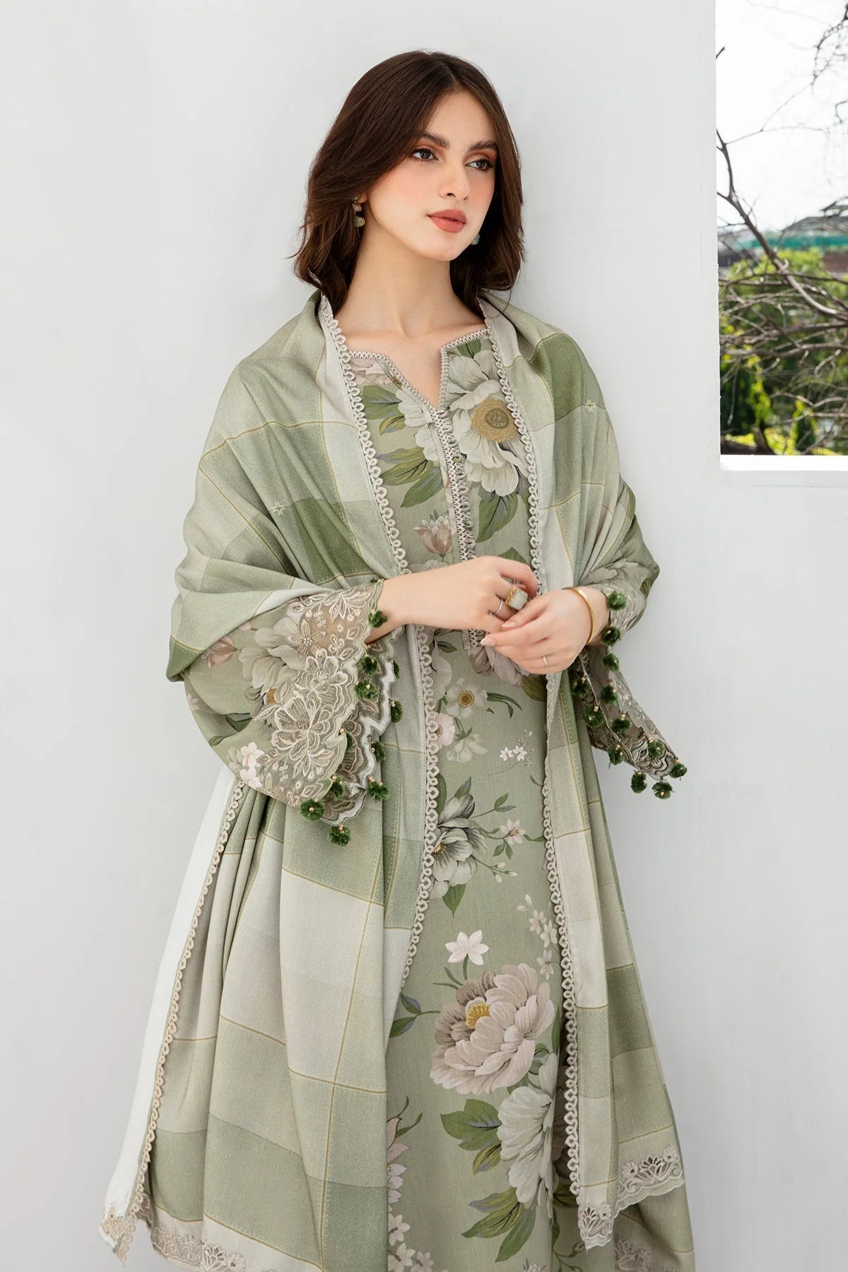Baroque D-792 Printed three  piece