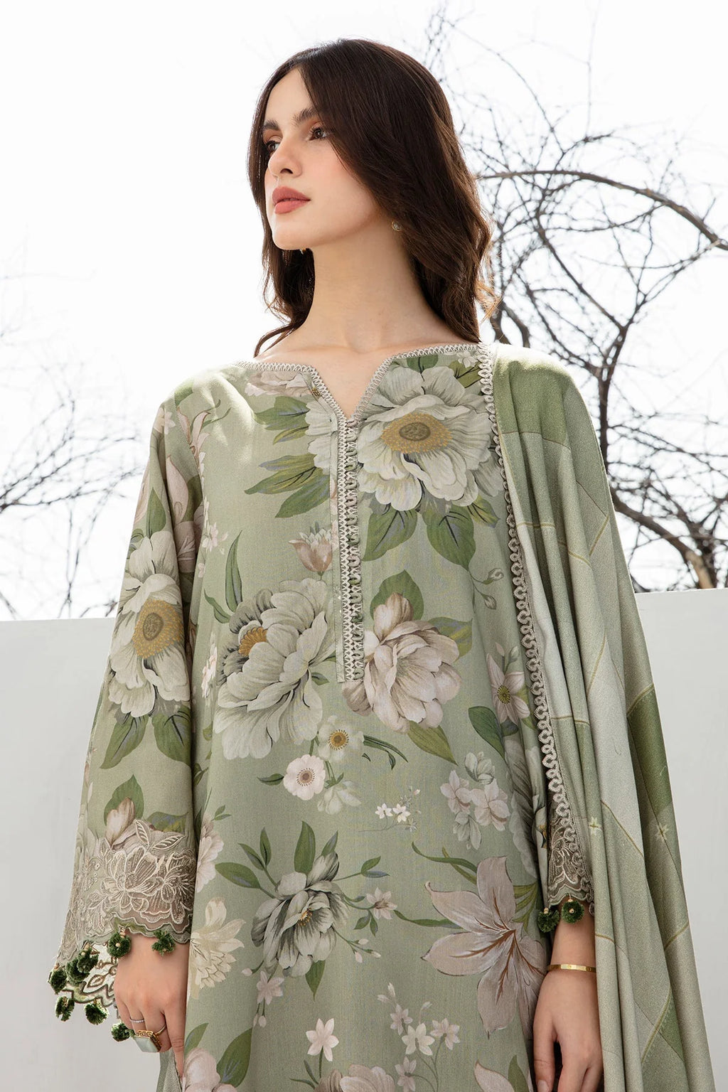 Baroque D-792 Printed three  piece