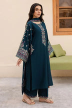 Garnet Embroidered lawn Three Piece noors