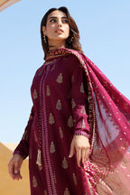 Cross stitch Embroidered lawn Three Piece CS-14