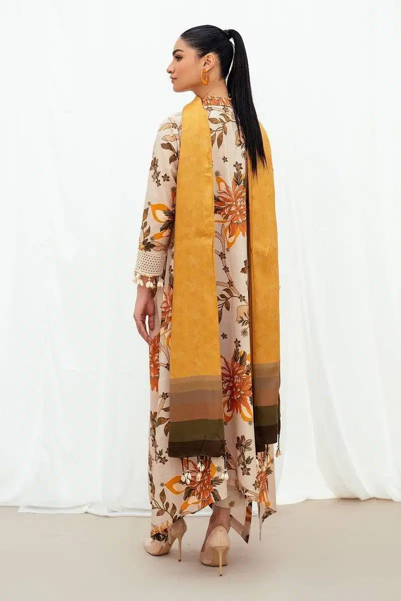 Baroque D-74 Printed three  piece suit
