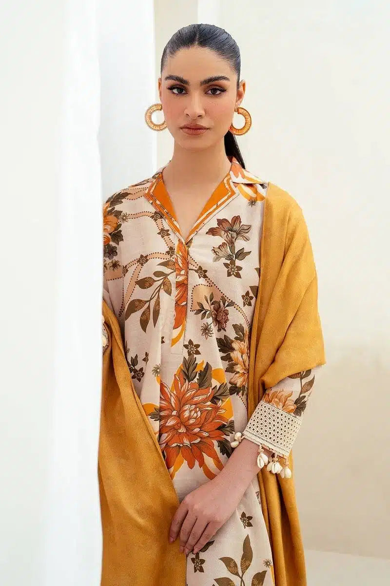 Baroque D-74 Printed three  piece suit
