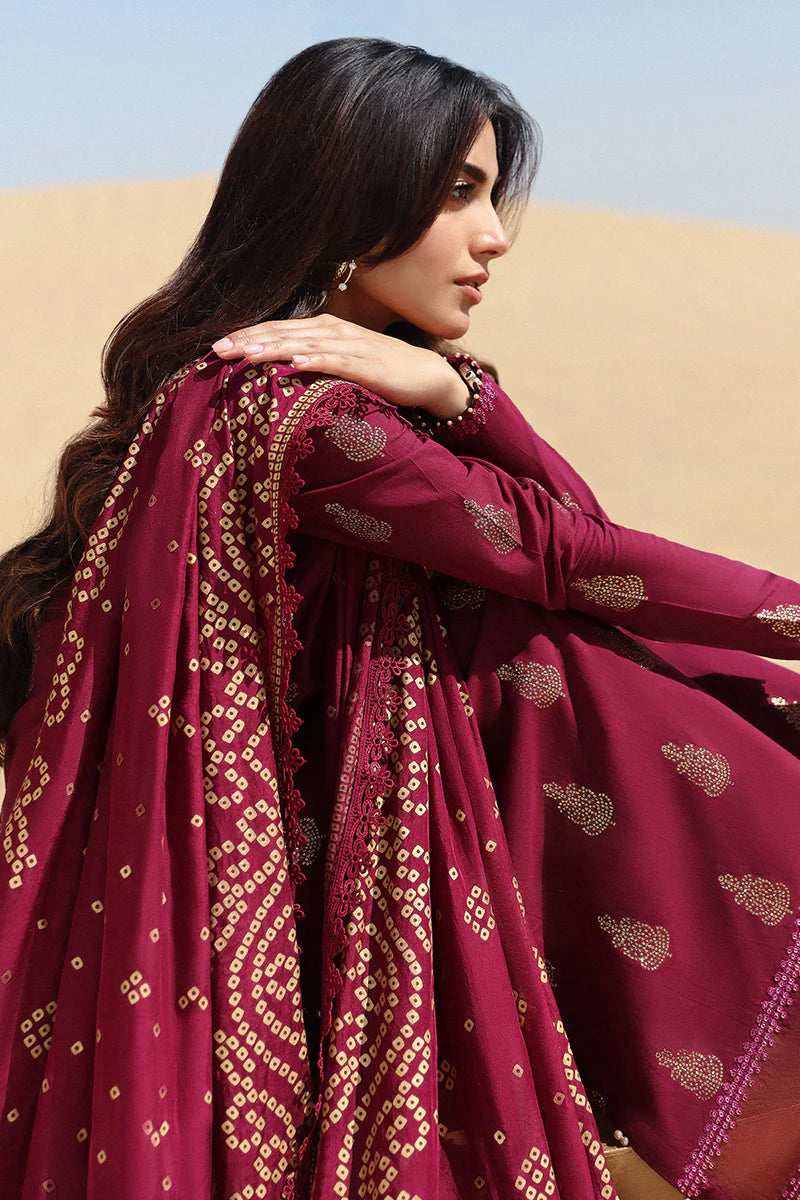 Cross stitch Embroidered lawn Three Piece CS-14