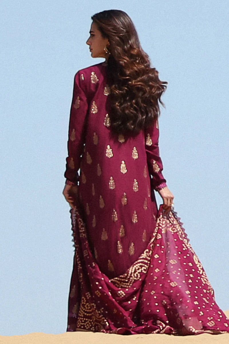 Cross stitch Embroidered lawn Three Piece CS-14