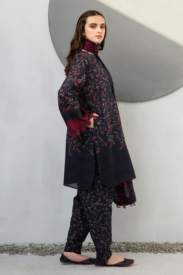 Baroque D-801 Printed three  piece