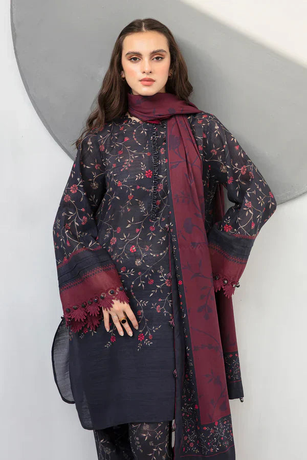 Baroque D-801 Printed three  piece