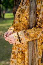 Baroque D-792 Printed three  piece suit