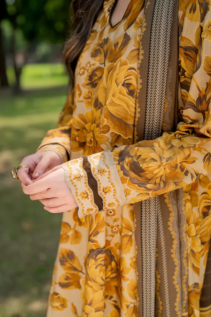 Baroque D-792 Printed three  piece suit