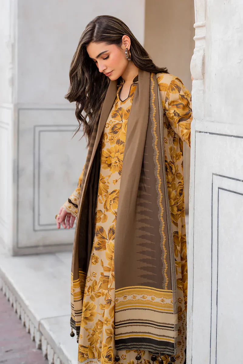 Baroque D-792 Printed three  piece suit