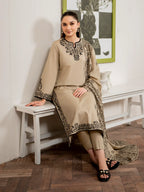 Sapphire  Embroidered lawn Three Piece SPL-746