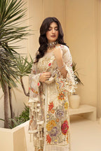 Maria B MB-106 Embroidered Lawn Three Piece Summer Collection
