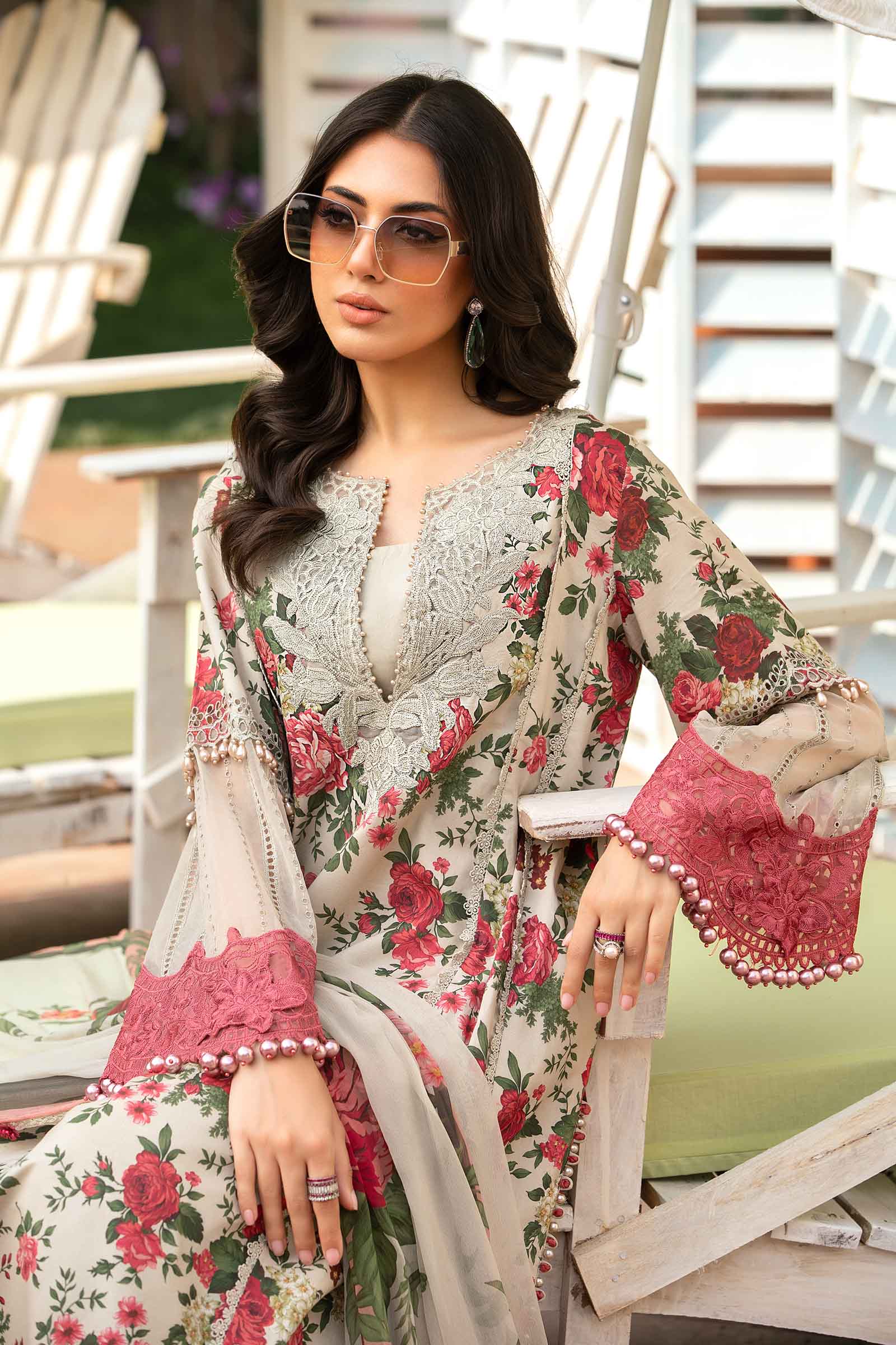 Maria-B D-13 Printed three  piece