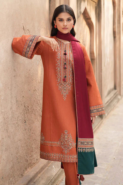 JAZMIN Embroidered lawn Three Piece jz-105