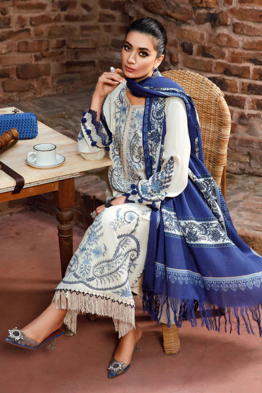 Maria-B Embroidered lawn Three Piece MB-110
