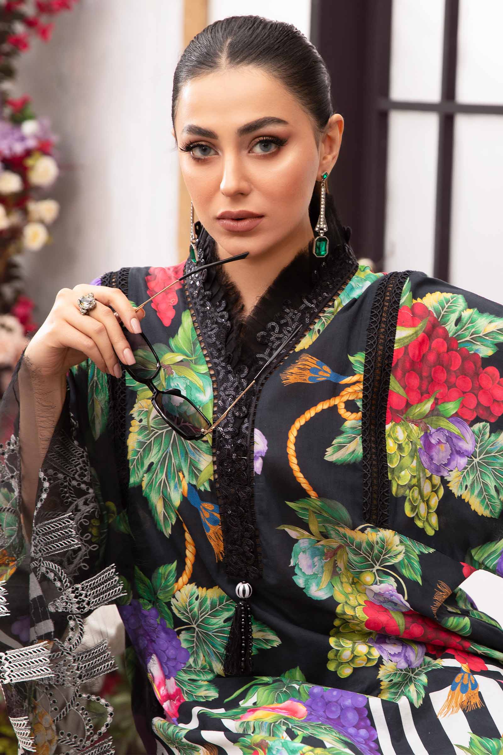 M-Print 1040 Lawn Digital Printed Three Piece