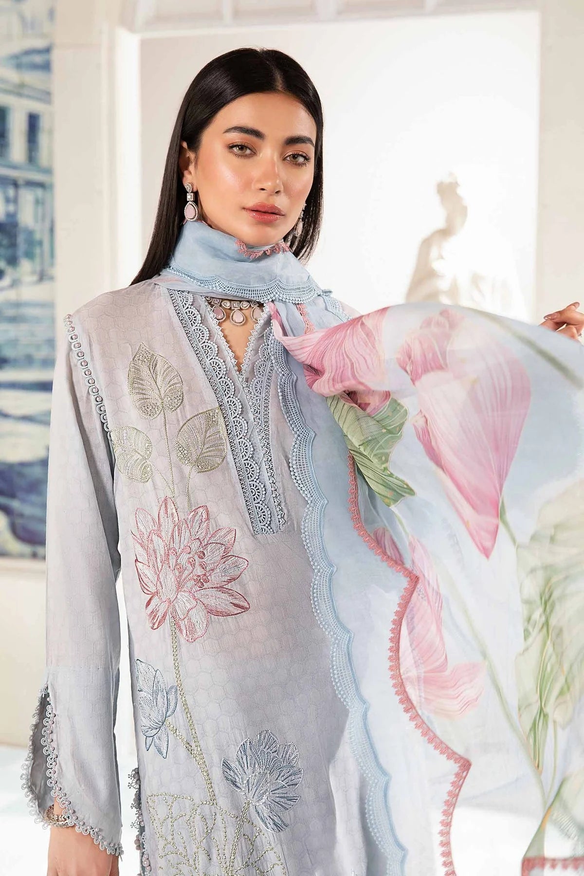 Maria-B D-06 Printed three  piece