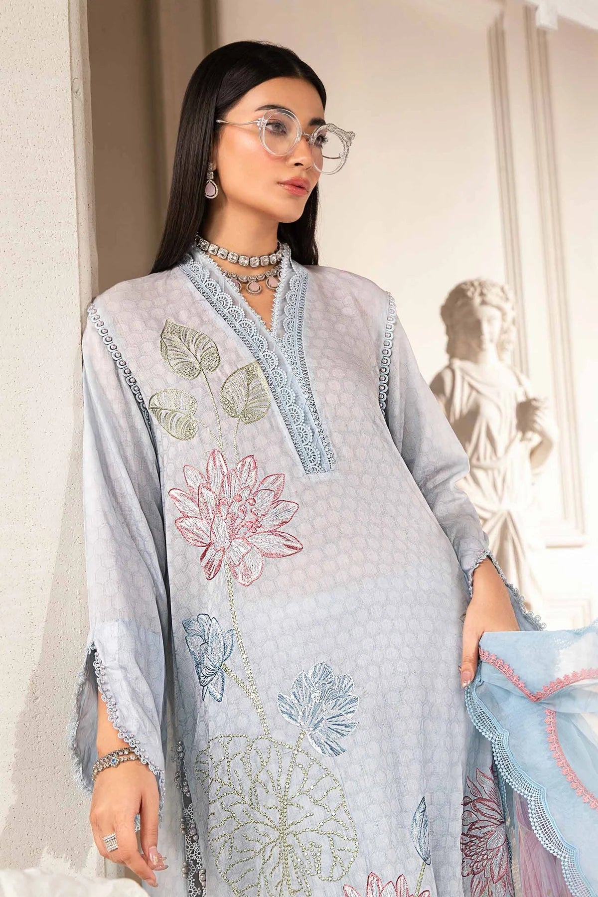 Maria-B D-06 Printed three  piece