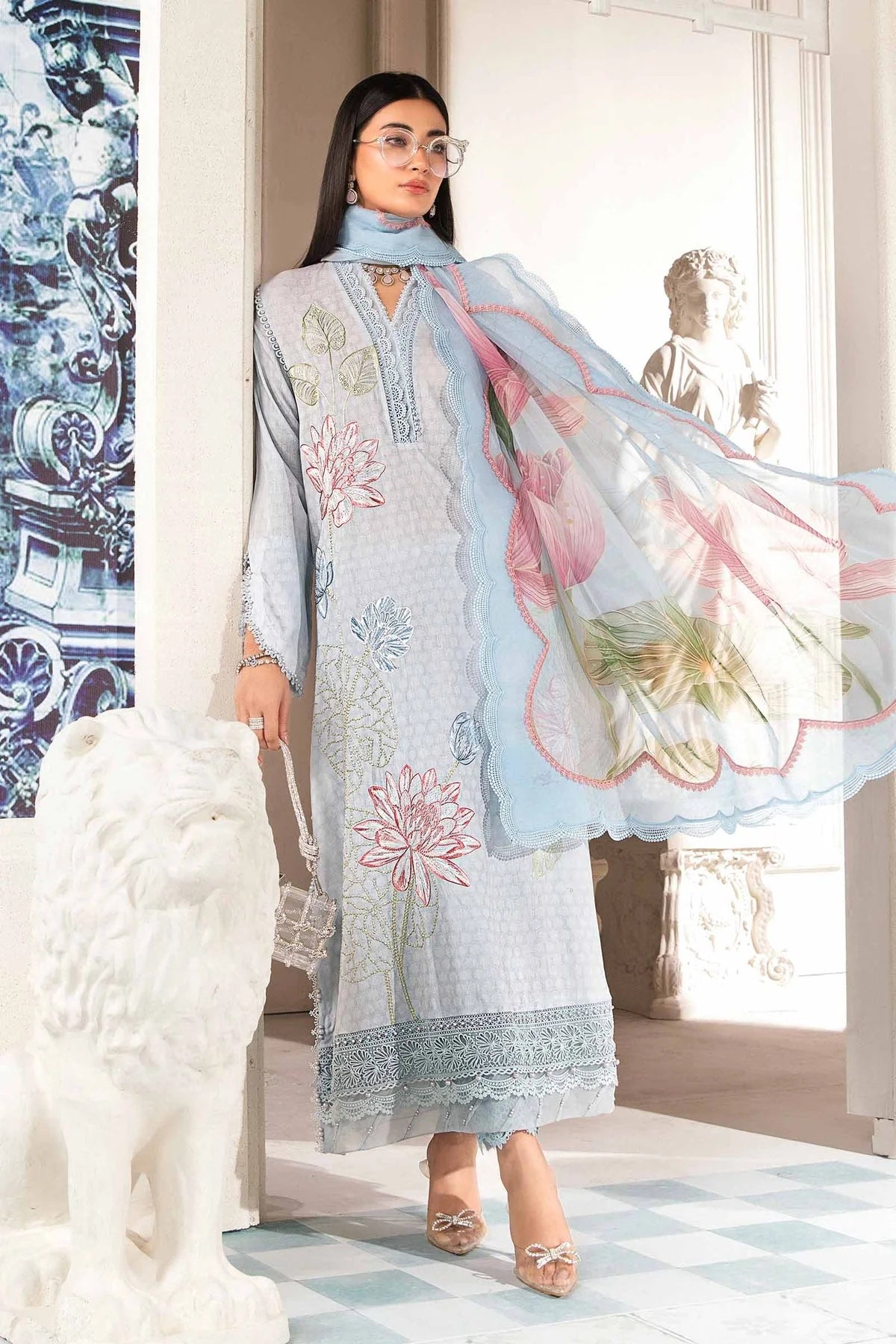Maria-B D-06 Printed three  piece