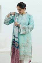 Zarashahjhan Embroidered lawn Three Piece COCO-01