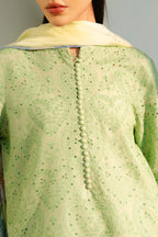 Chikenkari Embroidered lawn Three Piece COCO-51