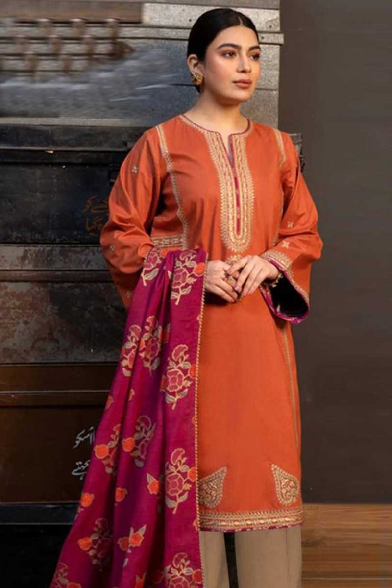 Sapphire 3Pcs Embroidered Dhanak Collection 2025 SP-655