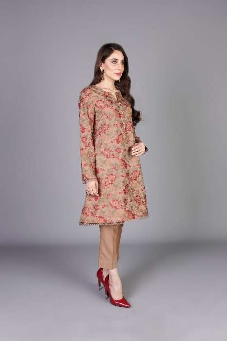 lawn Embroidered Three Piece Bareeze BR-5026