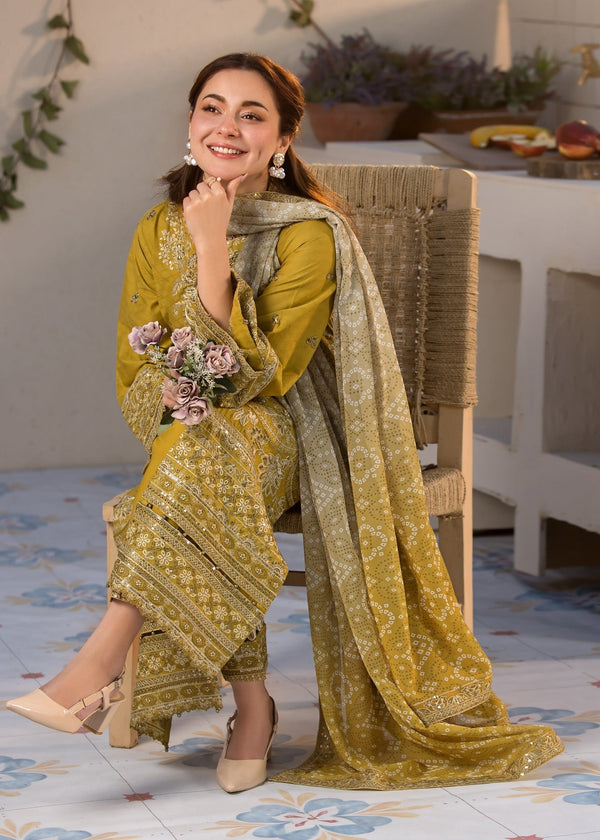 Laam Embroidered 3PCS Summer Lawn Collection LM-82