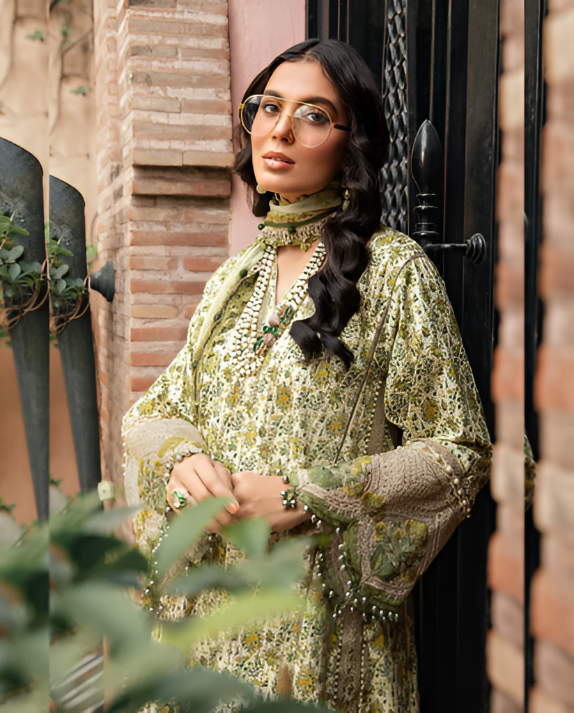 Maria-B D-01 Printed three  piece