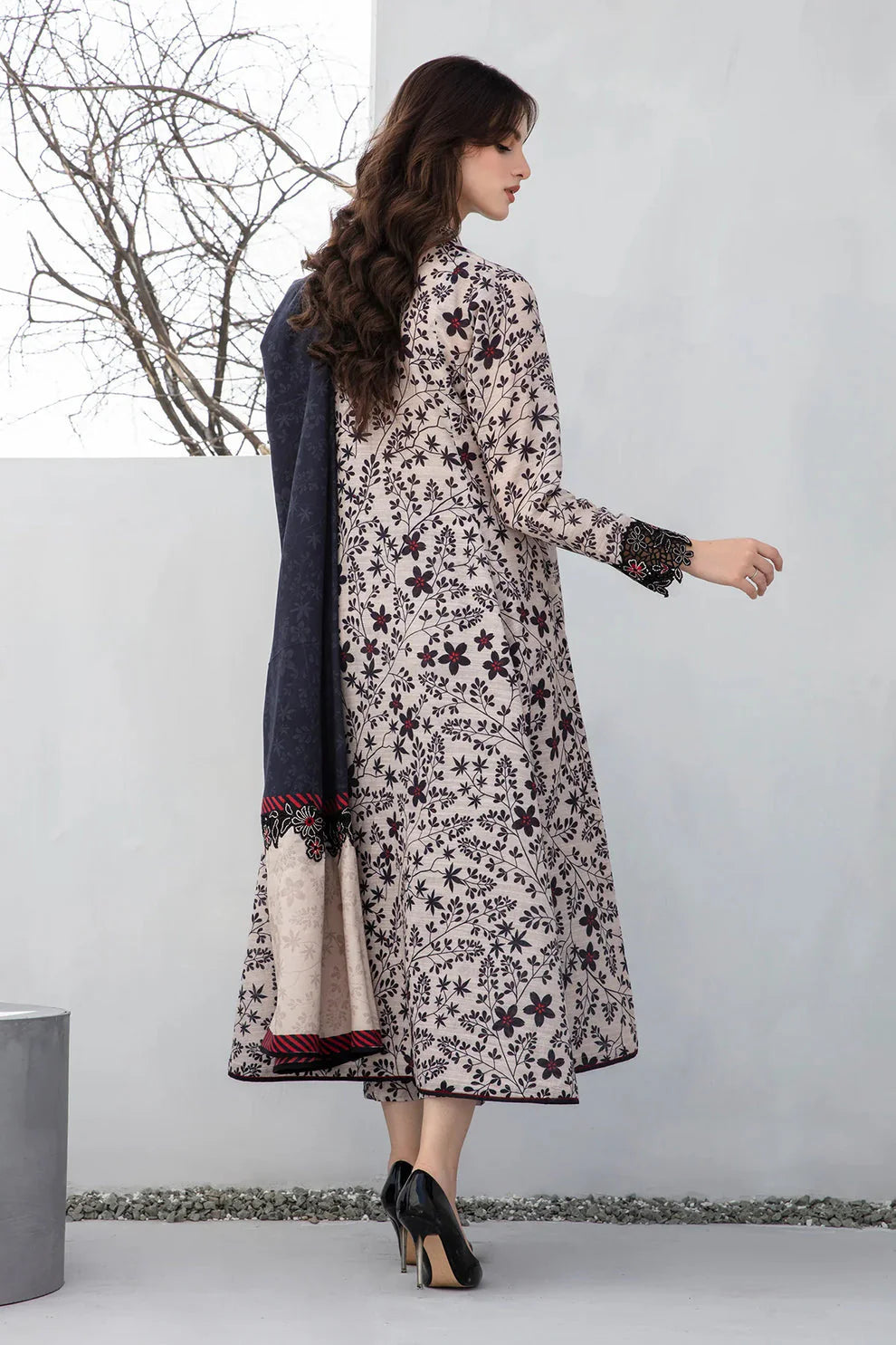 Baroque D-800 Printed three  piece